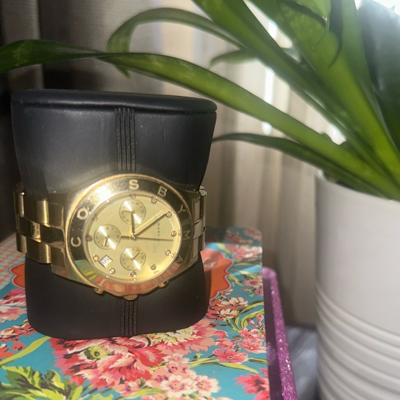 Marc by Marc Jacobs Blade Chronograph Watch Women Gold Tone - Picture 6 of 8